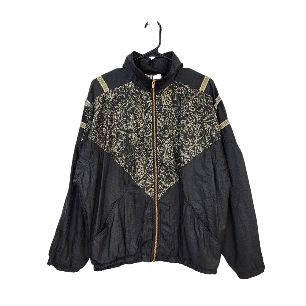 Rock Creek Casuals Women's Vintage Metallic Zip-Up Jacket - XL